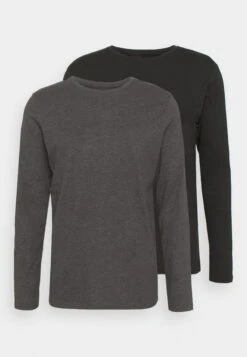 Pier One 2 Pack - Longsleeve - Dark Grey/Black -Pier One 007c88127656457c8f19869283e98031 scaled