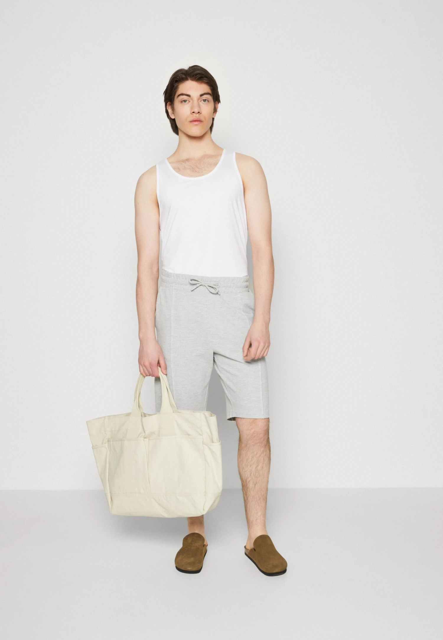 Pier One Shorts - Mottled Light Grey 2 Pier One Shorts - Mottled Light Grey - Afbeelding 2