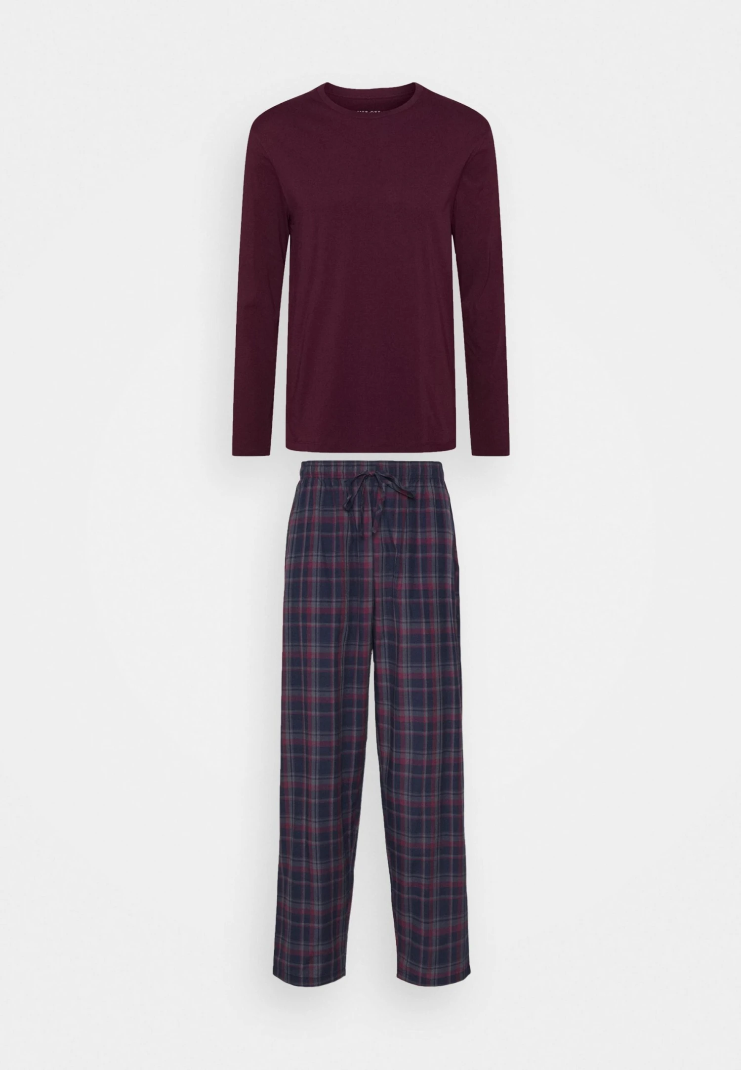 Pier One Pyjama - Bordeaux/Dark Blue 1 Pier One Pyjama - Bordeaux/Dark Blue