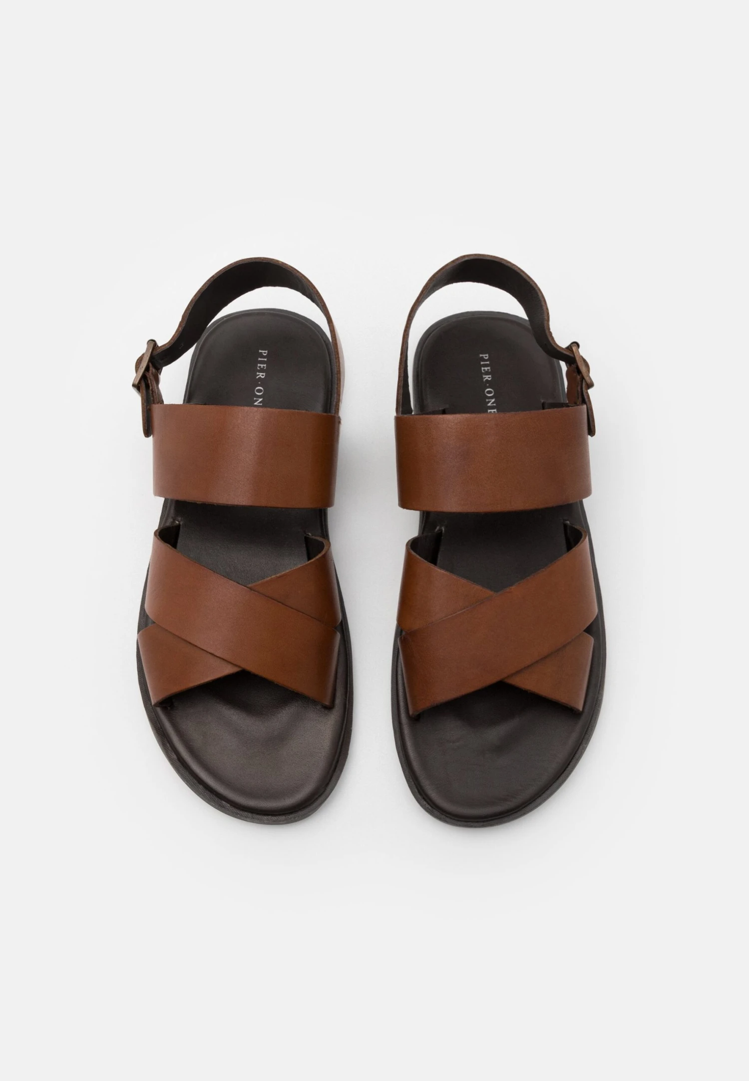 Pier One Unisex - Sandalen - Cognac 6 Pier One Unisex - Sandalen - Cognac - Afbeelding 6