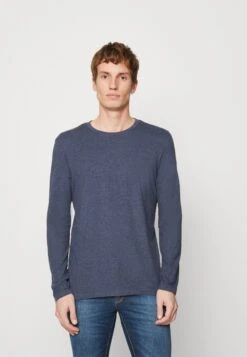 Pier One Longsleeve - Mottled Dark Blue/Light Brown/Off-White -Pier One 0e1473e0b15d4184a1c5205f60ccb542 scaled