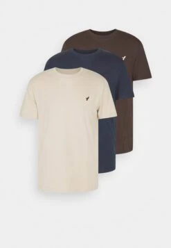 Pier One 3 Pack - T-Shirt Basic - Dark Blue/Beige/Dark Brown 12 Pier One 3 Pack - T-Shirt Basic - Dark Blue/Beige/Dark Brown -Pier One 0ff326bc8c55447a9774470285a7df1e scaled