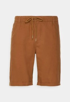 Pier One Linen Blend Drawcord Shorts- Shorts - Brown -Pier One 1ea4e2e885224bdf9790c588673025ff scaled