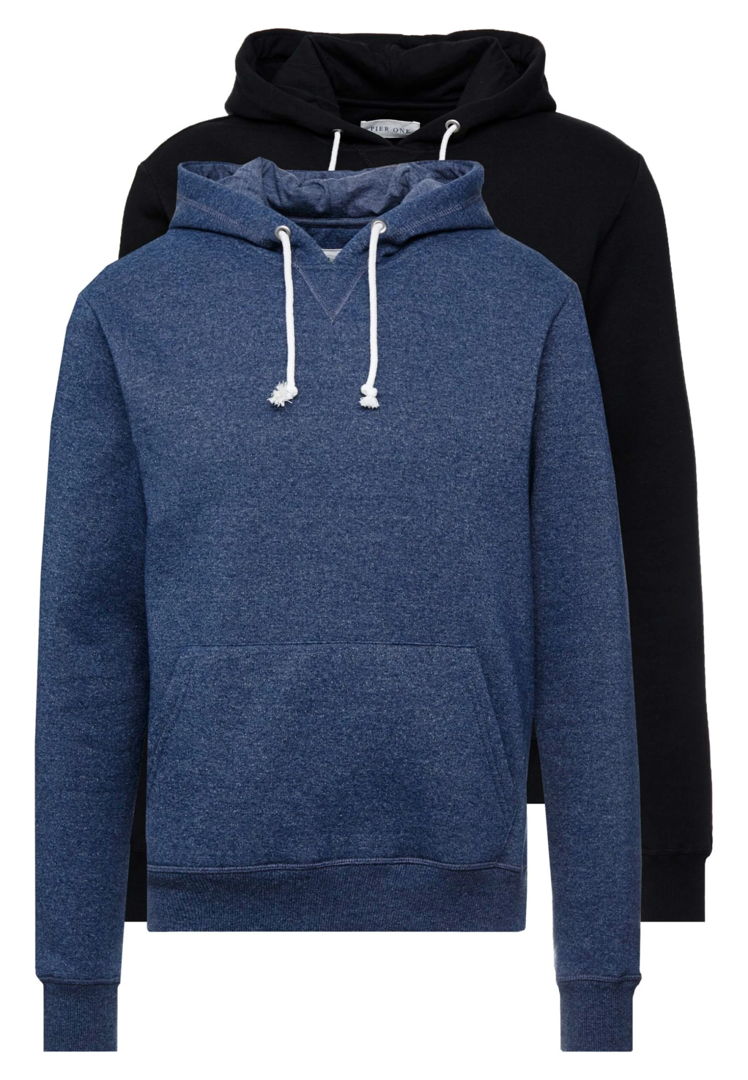 Pier One 2 Pack - Hoodie - Dark Blue/ Black 4 Pier One 2 Pack - Hoodie - Dark Blue/ Black - Afbeelding 4