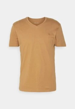 Pier One V Neck Bird Tonal 3 Pack - T-Shirt Basic - Light Brown/White/Dark Blue -Pier One 239be3f8d5344e18a078136b88ad5384 scaled