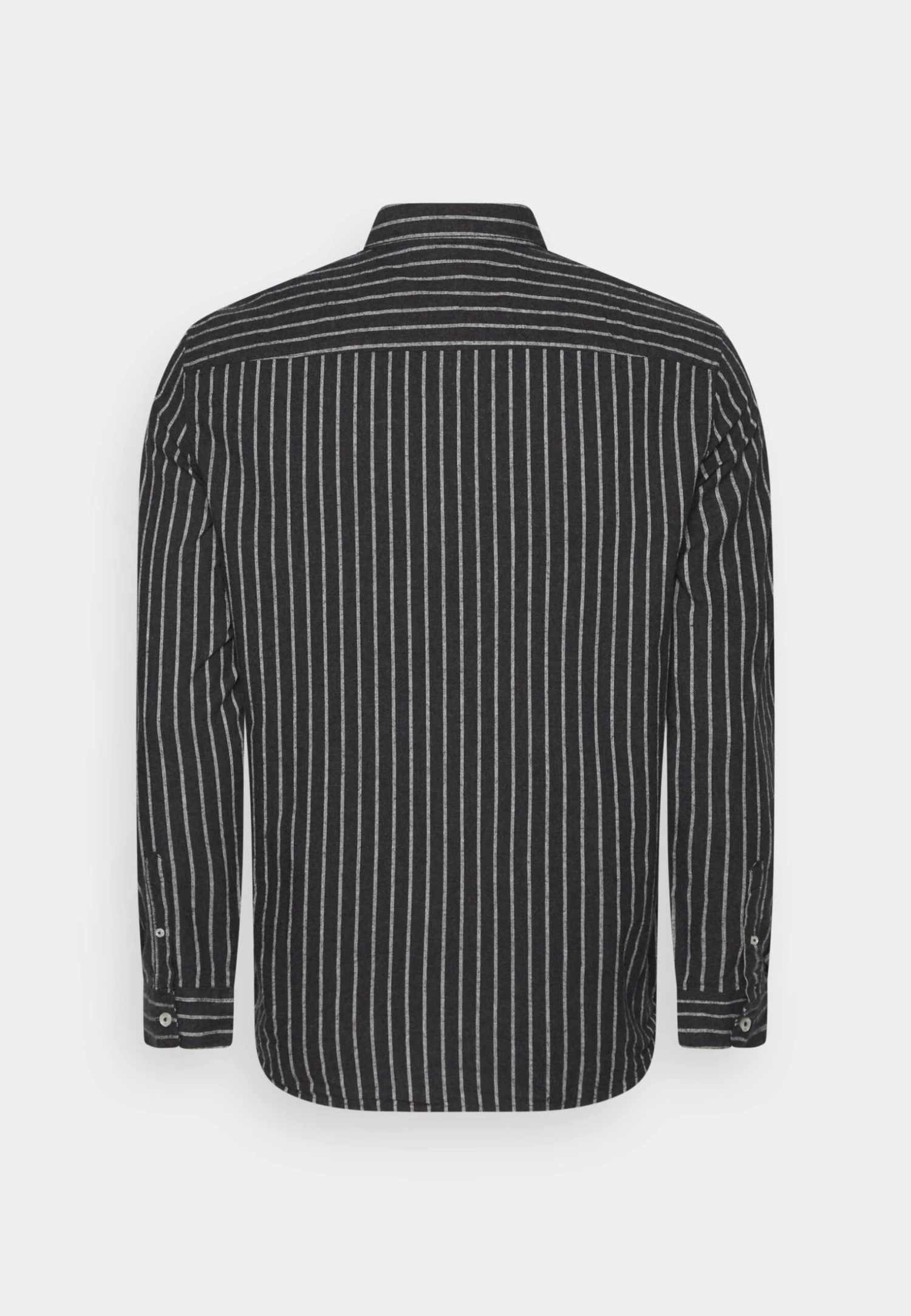 Pier One Flannel Stripes- Overhemd - Dark Grey 2 Pier One Flannel Stripes- Overhemd - Dark Grey - Afbeelding 2