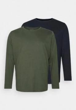 Pier One 2 Pack - Longsleeve - Dark Green/Dark Blue -Pier One 2c22970c2a464b43a0ae9499a934a675 scaled