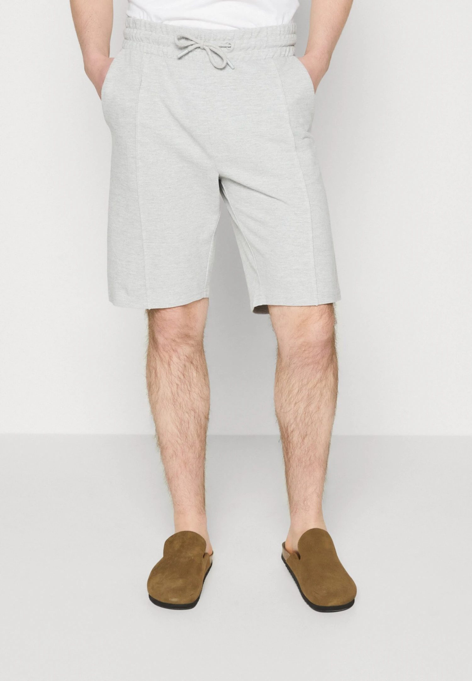 Pier One Shorts - Mottled Light Grey 1 Pier One Shorts - Mottled Light Grey