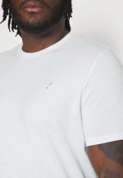 Pier One 5 Pack - T-Shirt Basic - White/Mottled Dark Grey/Bordeaux -Pier One 3751437af64b4710b8c1b421155b8f3d scaled