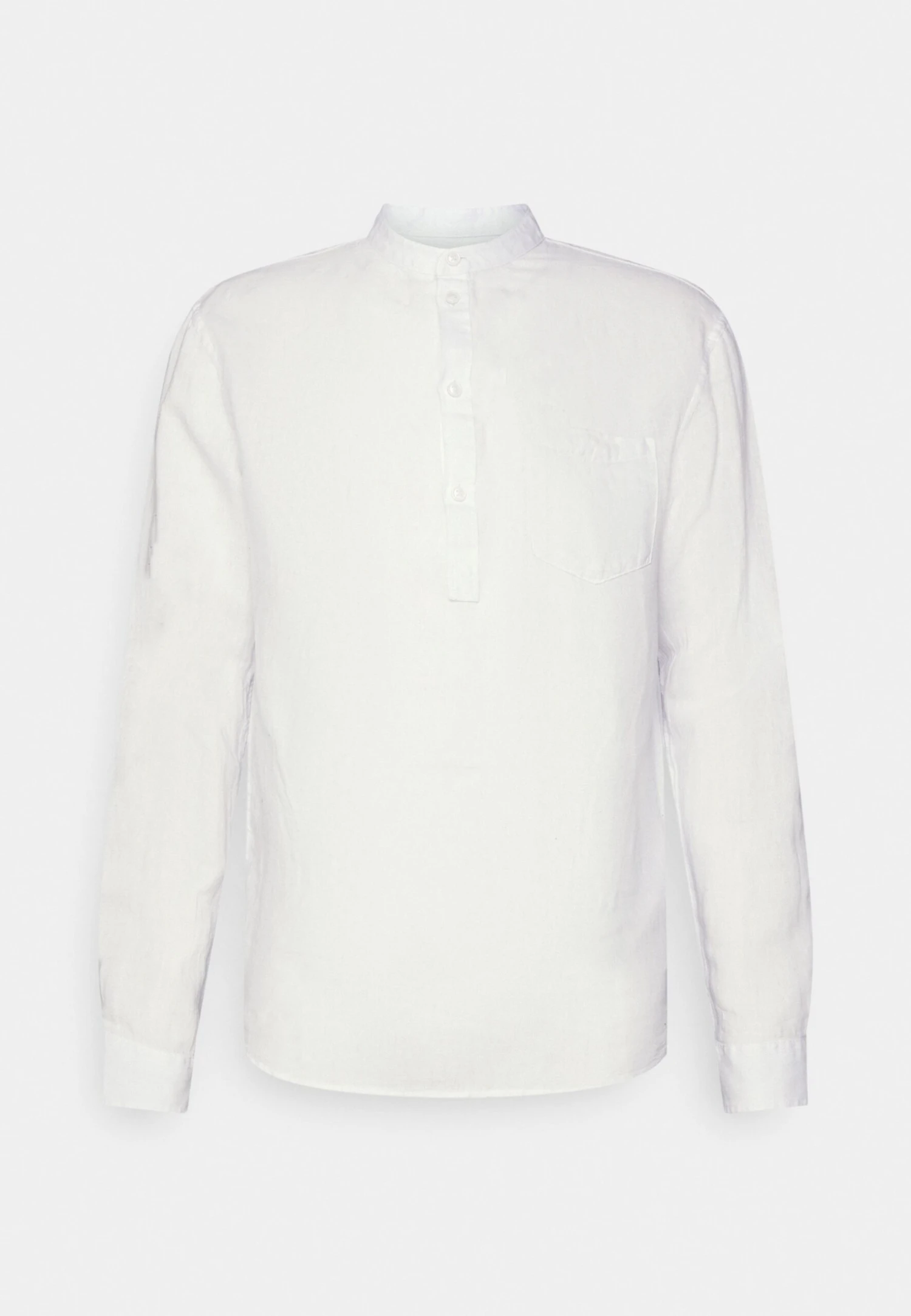 Pier One Linen Cotton Mix 2 Pack - Overhemd - White/Black 2 Pier One Linen Cotton Mix 2 Pack - Overhemd - White/Black - Afbeelding 2