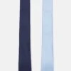 Pier One 2 Pack - Stropdas - Dark Blue/Light Blue