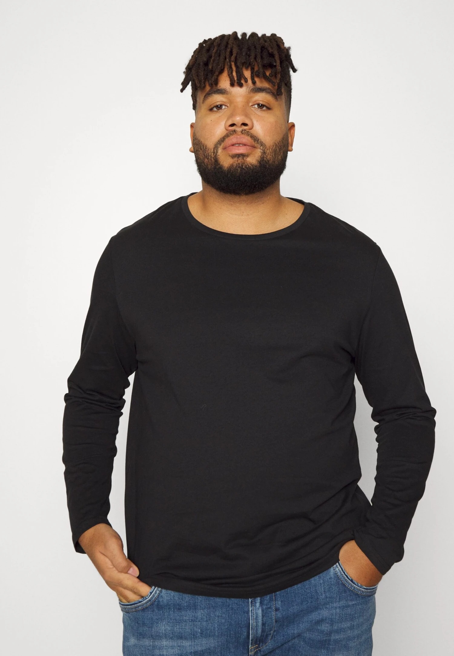 Pier One 2 Pack - Longsleeve - Blue/Black 5 Pier One 2 Pack - Longsleeve - Blue/Black - Afbeelding 5