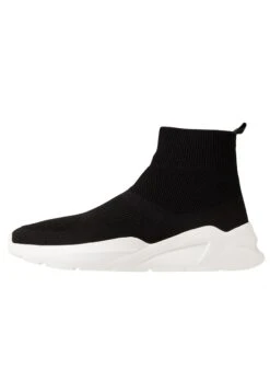 Pier One Sneakers Hoog - Black/White
