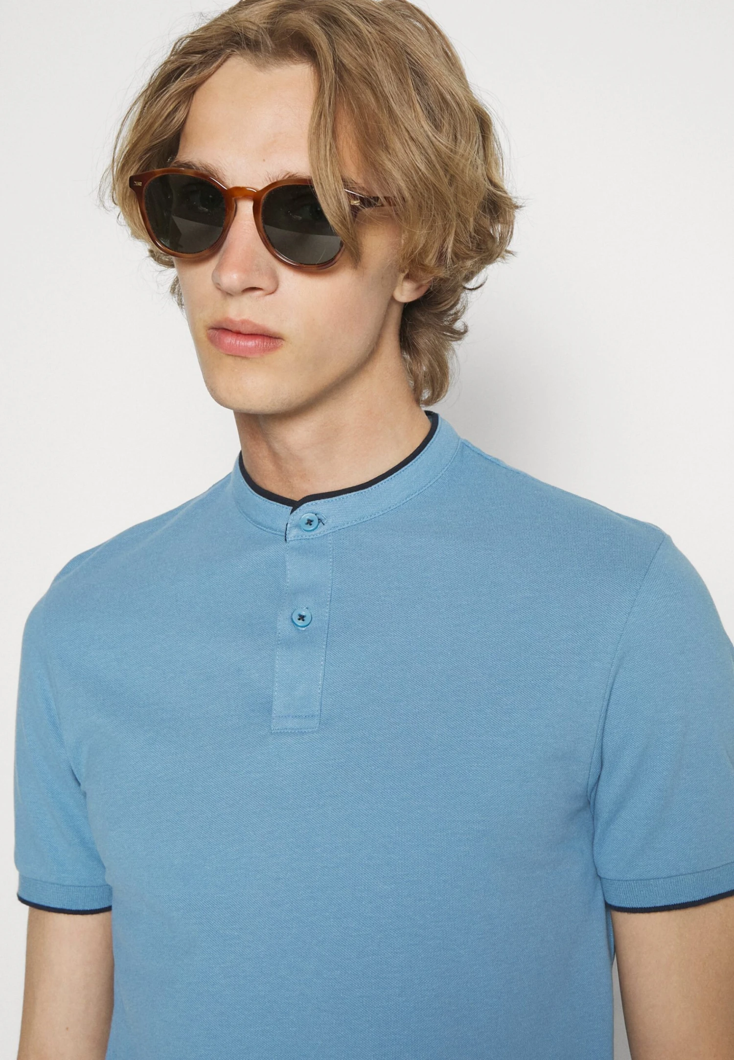 Pier One T-Shirt Basic - Light Blue 4 Pier One T-Shirt Basic - Light Blue - Afbeelding 4