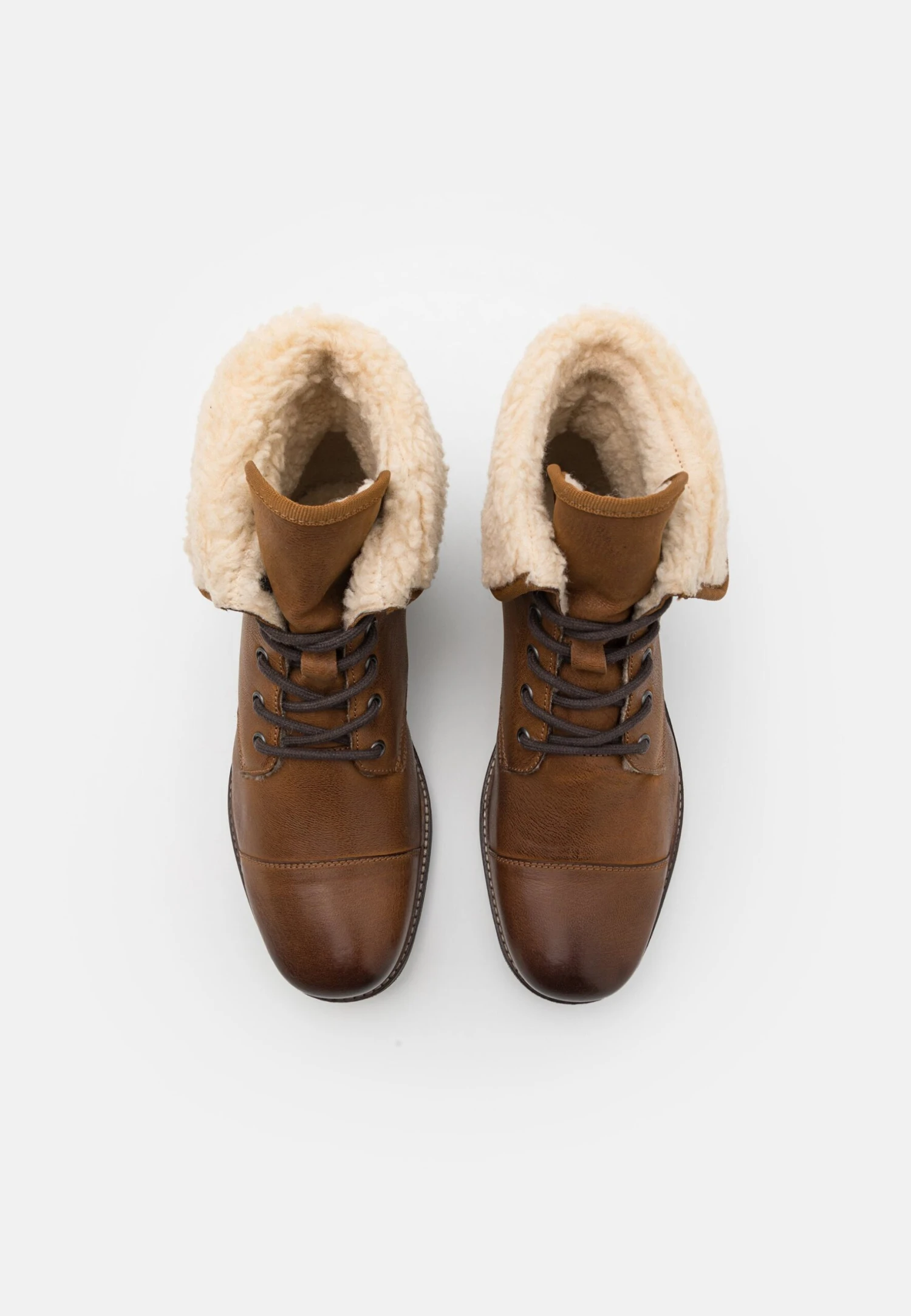 Pier One Leather - Veterboots - Camel 4 Pier One Leather - Veterboots - Camel - Afbeelding 4