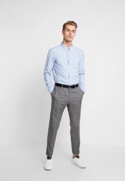 Pier One 2 Pack - Zakelijk Overhemd - White/Light Blue