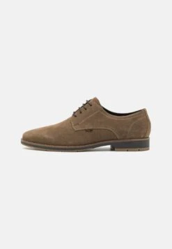 Pier One Leather - Veterschoenen - Taupe