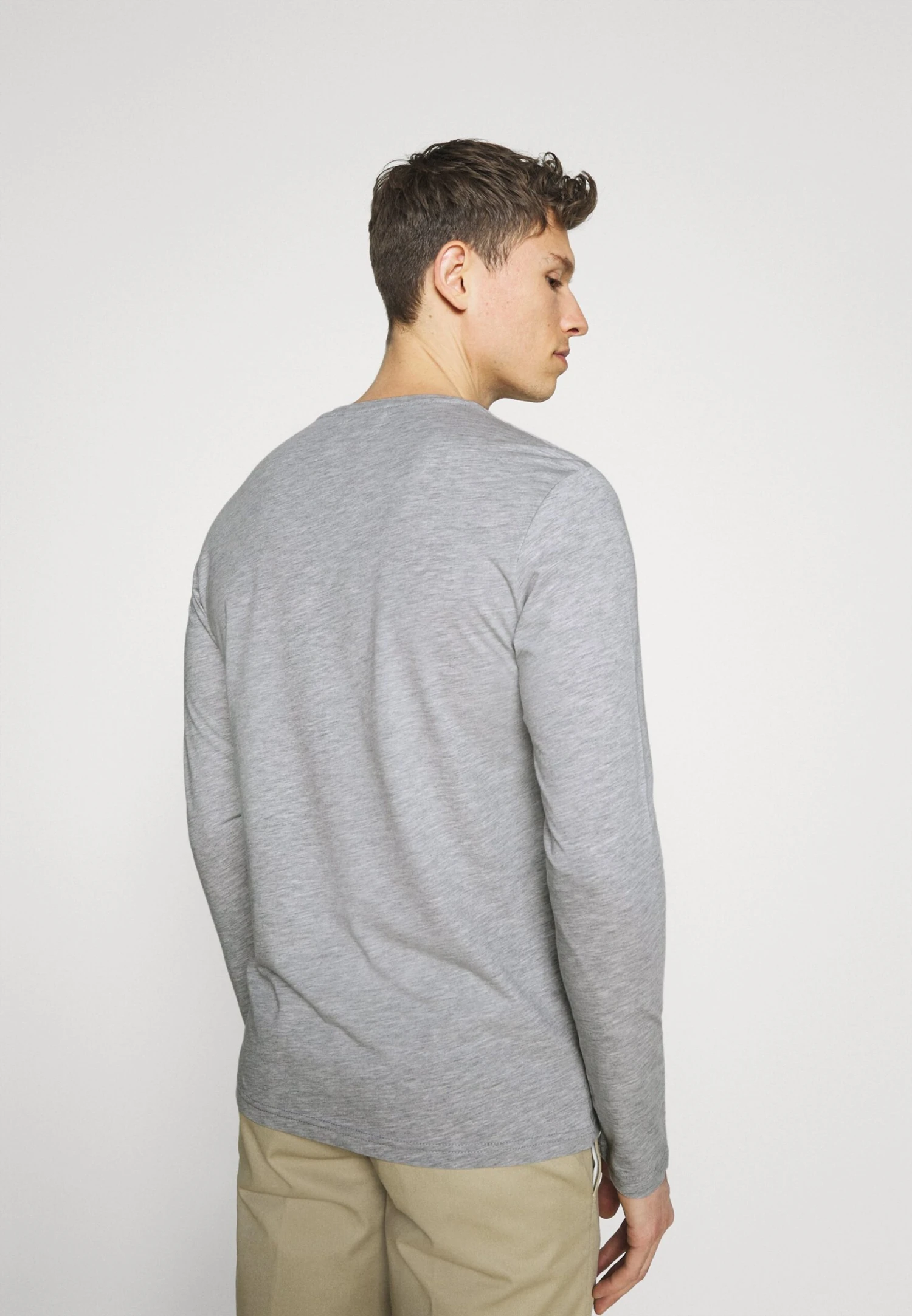 Pier One 2 Pack - Longsleeve - Dark Blue/Mottled Grey 3 Pier One 2 Pack - Longsleeve - Dark Blue/Mottled Grey - Afbeelding 3