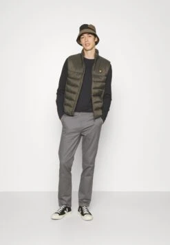 Pier One 5 Pack - Longsleeve - White/Dark Green/Light Green/Black