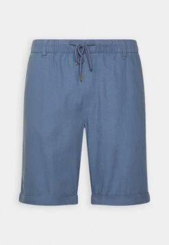 Pier One Linen Blend Drawcord Shorts- Shorts - Blue -Pier One 609305b411ae4fd897e85e7620e5b545 scaled