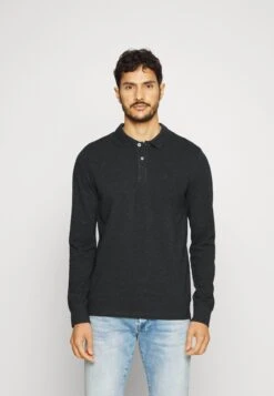 Pier One Long Sleeve 2 Pack- Poloshirt - Dark Grey/Khaki -Pier One 61c36d2fe9404d06a651873e3825e3f3 scaled