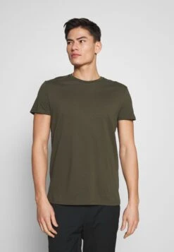 Pier One 5 Pack - T-Shirt Basic - Olive/ White/ Navy /Yellow /Black -Pier One 6388f246a6aa4b66b3d378922f10759e scaled