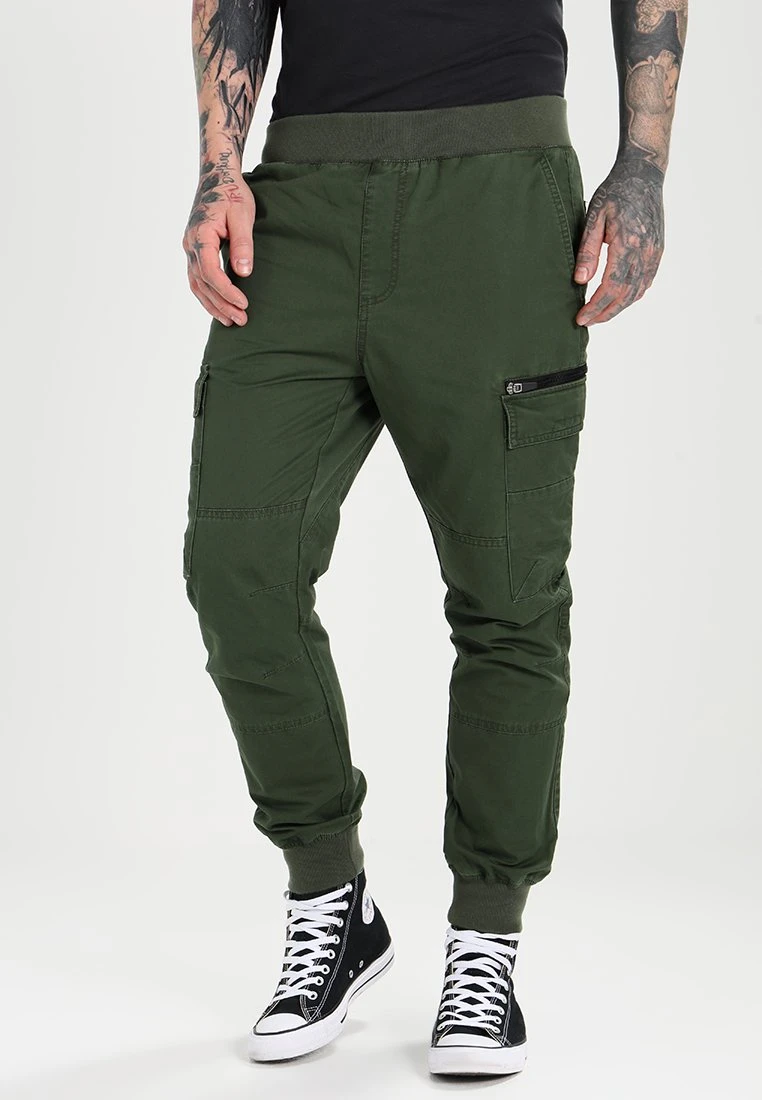 Pier One Cargobroek - Dark Green 1 Pier One Cargobroek - Dark Green
