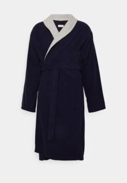 Pier One Shawl Towel Bathrobe - Badjas -Dark Blue -Pier One 67f610d064e84b5daaa9a12f82d45b4b scaled