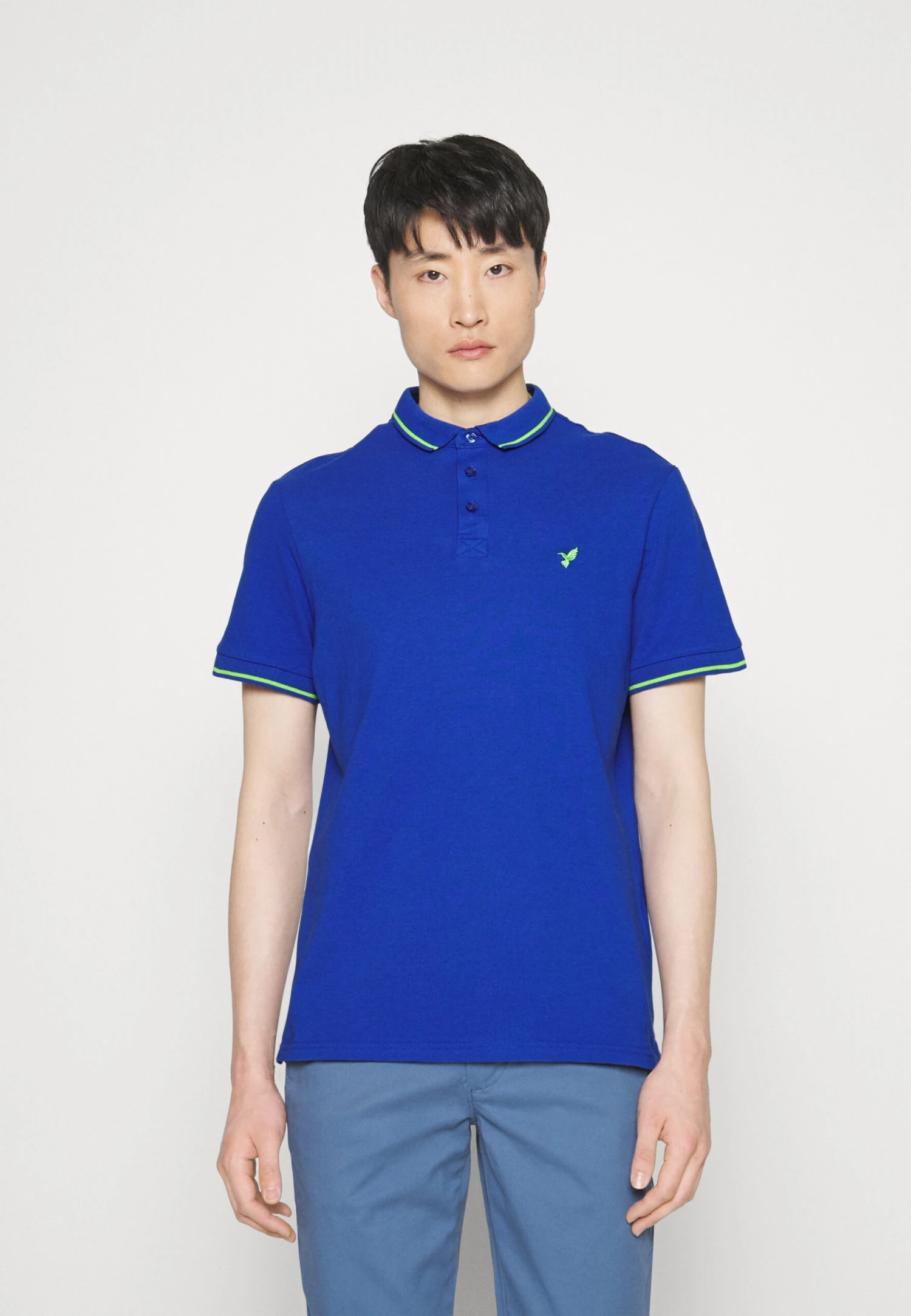 Pier One Neon Tipping Birdy - Poloshirt - Blue 1 Pier One Neon Tipping Birdy - Poloshirt - Blue