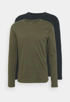 Pier One 2 Pack - Longsleeve - Olive/Dark Blue -Pier One 6a7de77a56f84556b3881a12d29e9a91 scaled