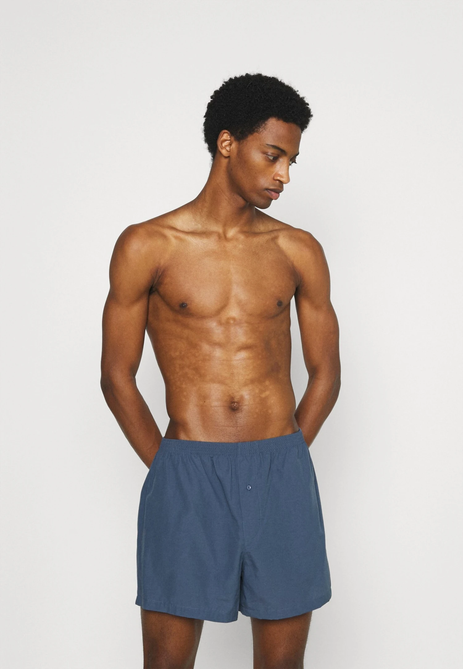 Pier One 5 Pack - Boxershort - Dark Blue/Blue 1 Pier One 5 Pack - Boxershort - Dark Blue/Blue