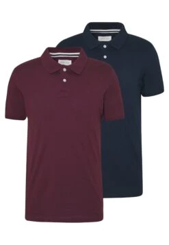 Pier One 2 Pack - Poloshirt - Dark Blue/Bordeaux -Pier One 776db89a31b246aa84d9aeff2a53f14d scaled