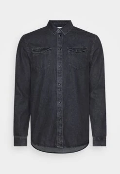 Pier One Denim - Overhemd - Black