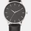 Pier One Horloge - Black/Silvercoloured