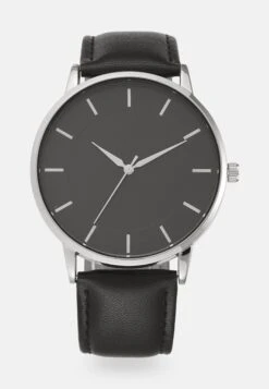 Pier One Horloge - Black/Silvercoloured