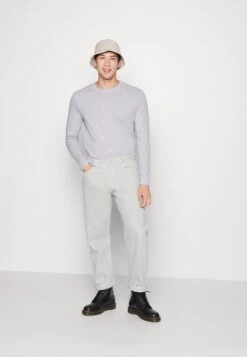 Pier One 5 Pack - Longsleeve - Light Grey/White/Black