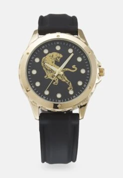 Pier One Unisex - Horloge - Black/Gold-Coloured