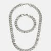 Pier One 2Pack Set - Ketting - Silver-Coloured
