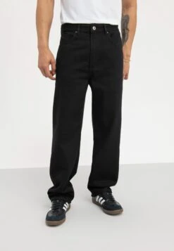 Pier One Relaxed Fit Jeans - Black Denim