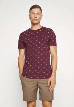 Pier One T-Shirt Print - Bordeaux