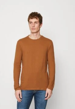 Pier One Longsleeve - Mottled Dark Blue/Light Brown/Off-White -Pier One a7d12d7c928b405dbaf7475591c160be scaled