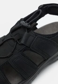 Pier One Leather - Outdoorsandalen - Black -Pier One ab894321bfec480fbf3db5c6bf0d1f1f scaled