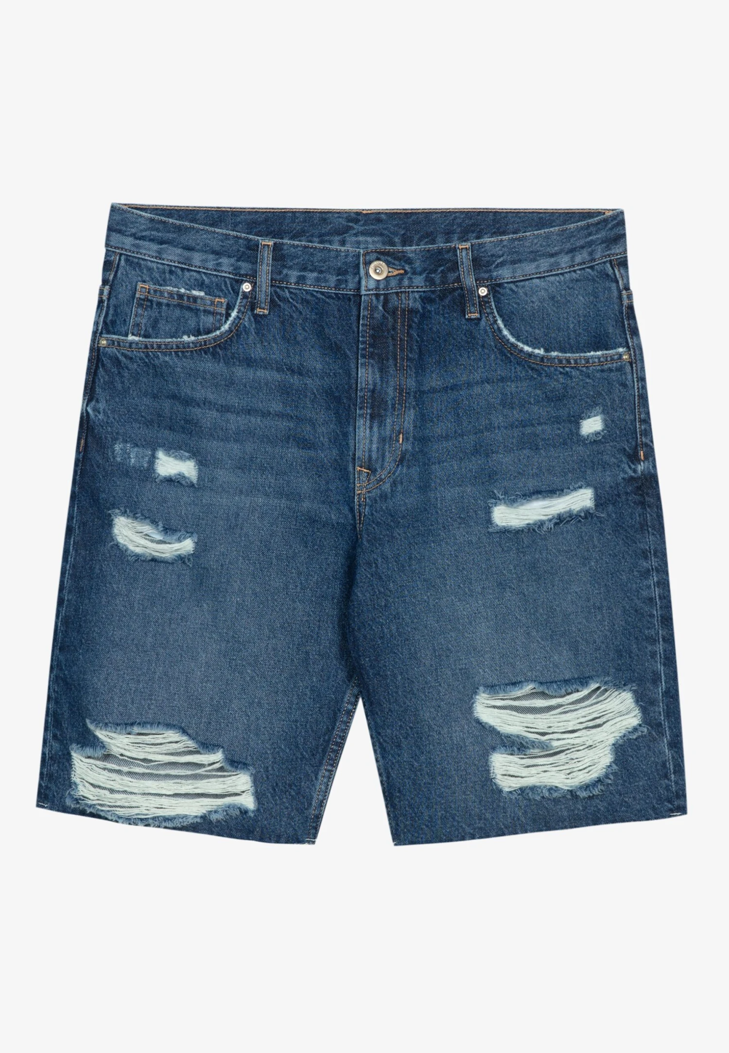 Pier One Jeansshort - Dark Blue Denim 6 Pier One Jeansshort - Dark Blue Denim - Afbeelding 6