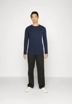 Pier One Longsleeve - Light Green/Beige/Dark Blue