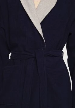 Pier One Shawl Towel Bathrobe - Badjas -Dark Blue -Pier One b2d1f380240f4cd8892f17a5c0efe1d5 scaled