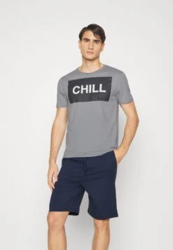 Pier One Pyjama - Dark Blue/Grey