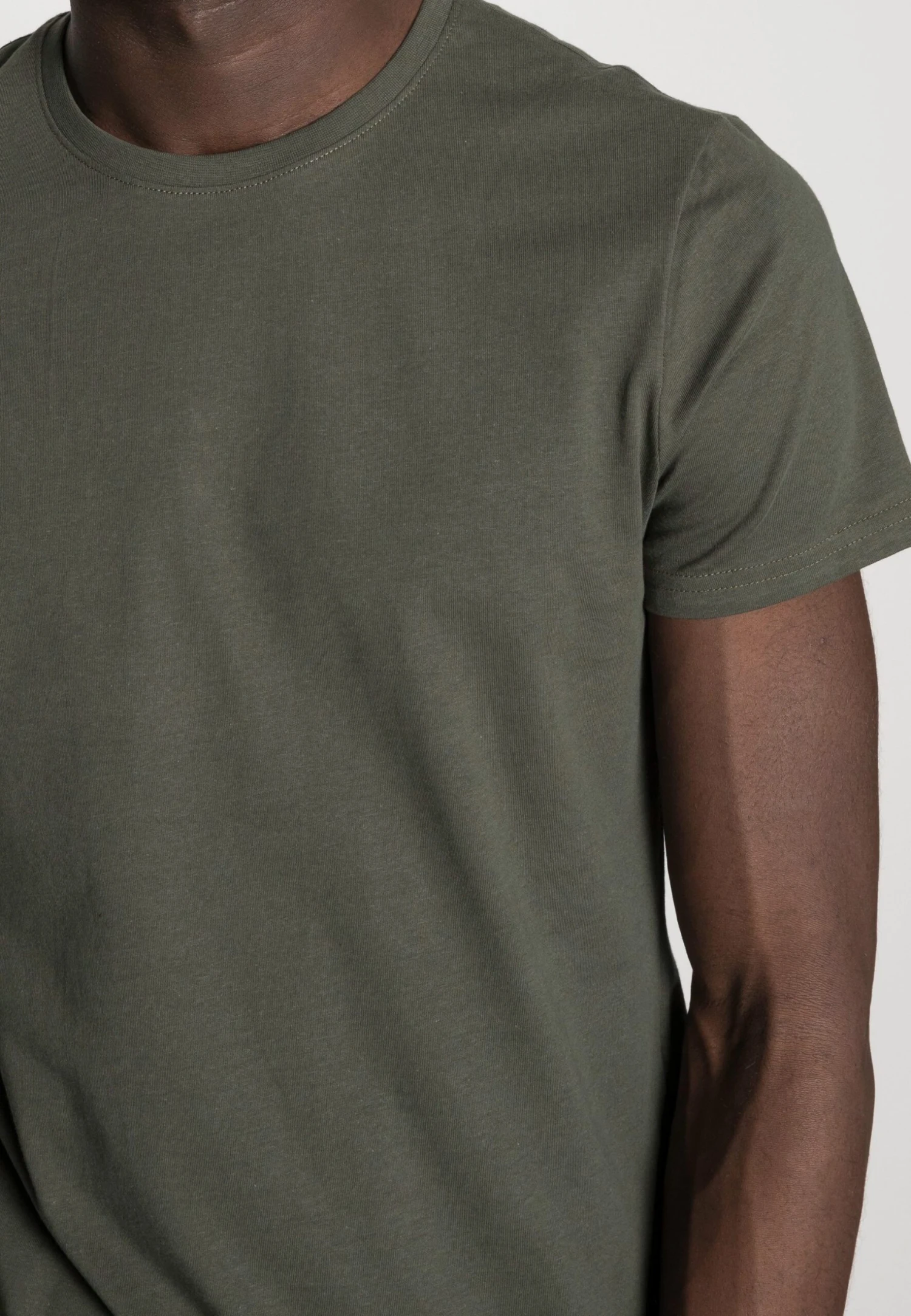 Pier One 3 Pack - T-Shirt Basic - Black/Grey/Green 7 Pier One 3 Pack - T-Shirt Basic - Black/Grey/Green - Afbeelding 7