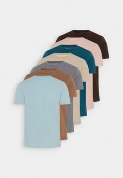 Pier One 7 Pack - T-Shirt Basic - Red/Silver/Royal Blue -Pier One badf9edc15124d4d8662851953c5f4bc scaled