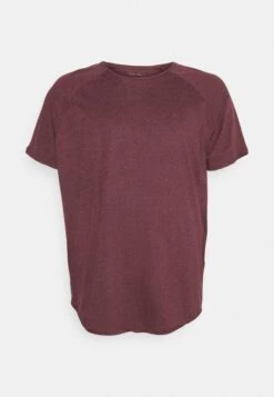 Pier One Plus Size - T-Shirt Basic - Bordeaux