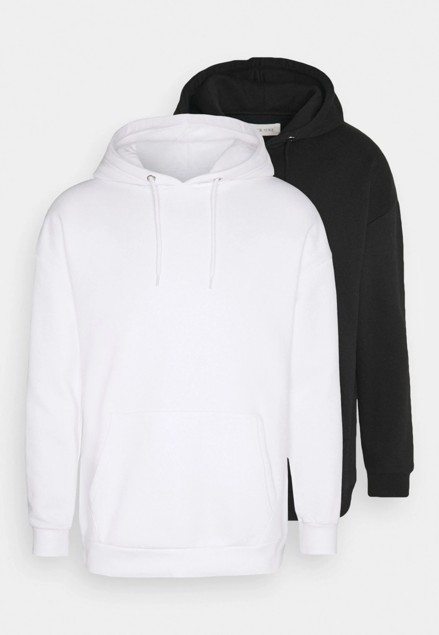 Pier One 2 Pack - Hoodie - White/Black 7 Pier One 2 Pack - Hoodie - White/Black - Afbeelding 7